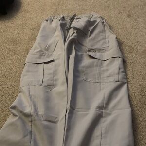 Gray Cargo Pants